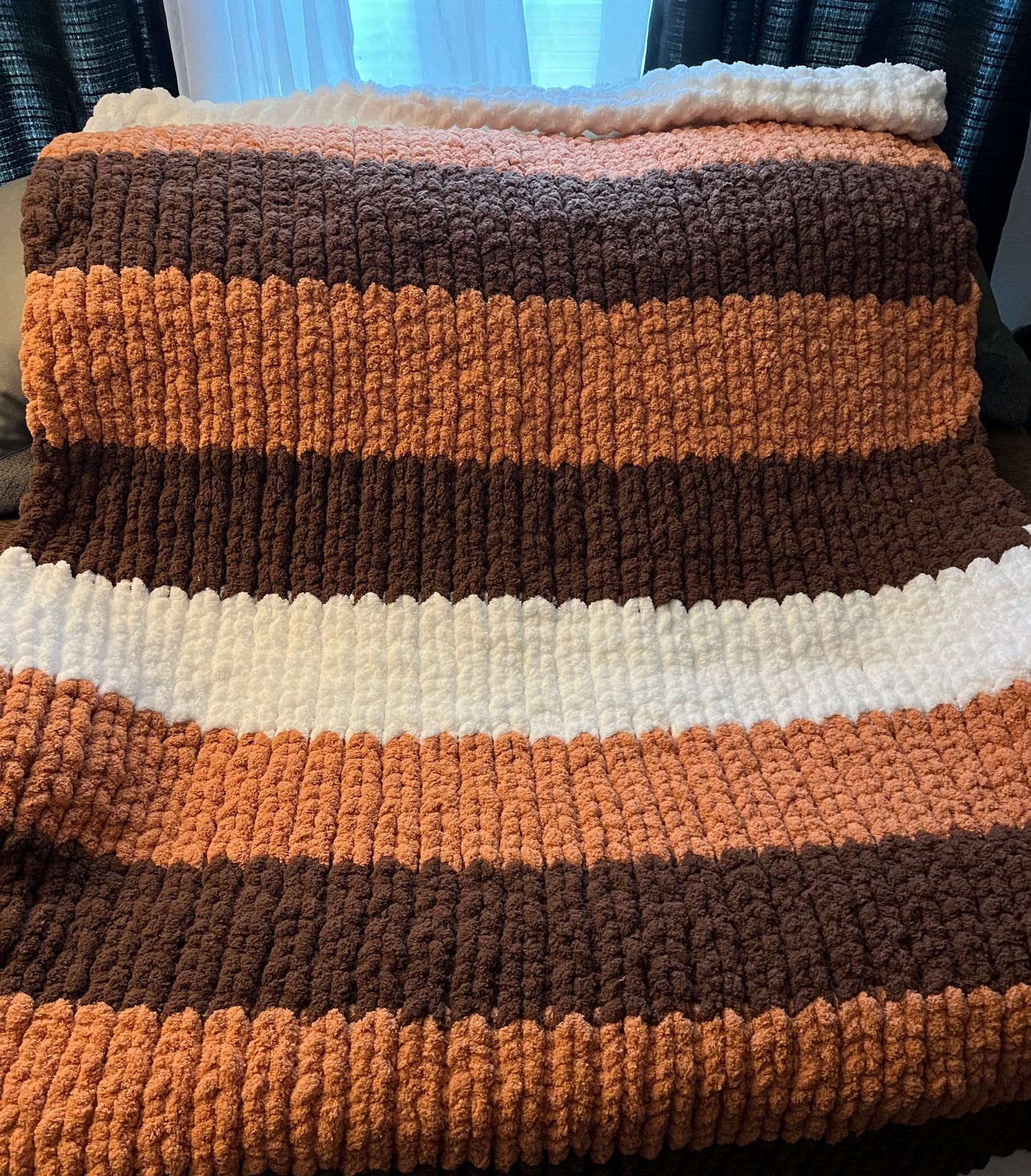 Autumn Large Crochet Blanket