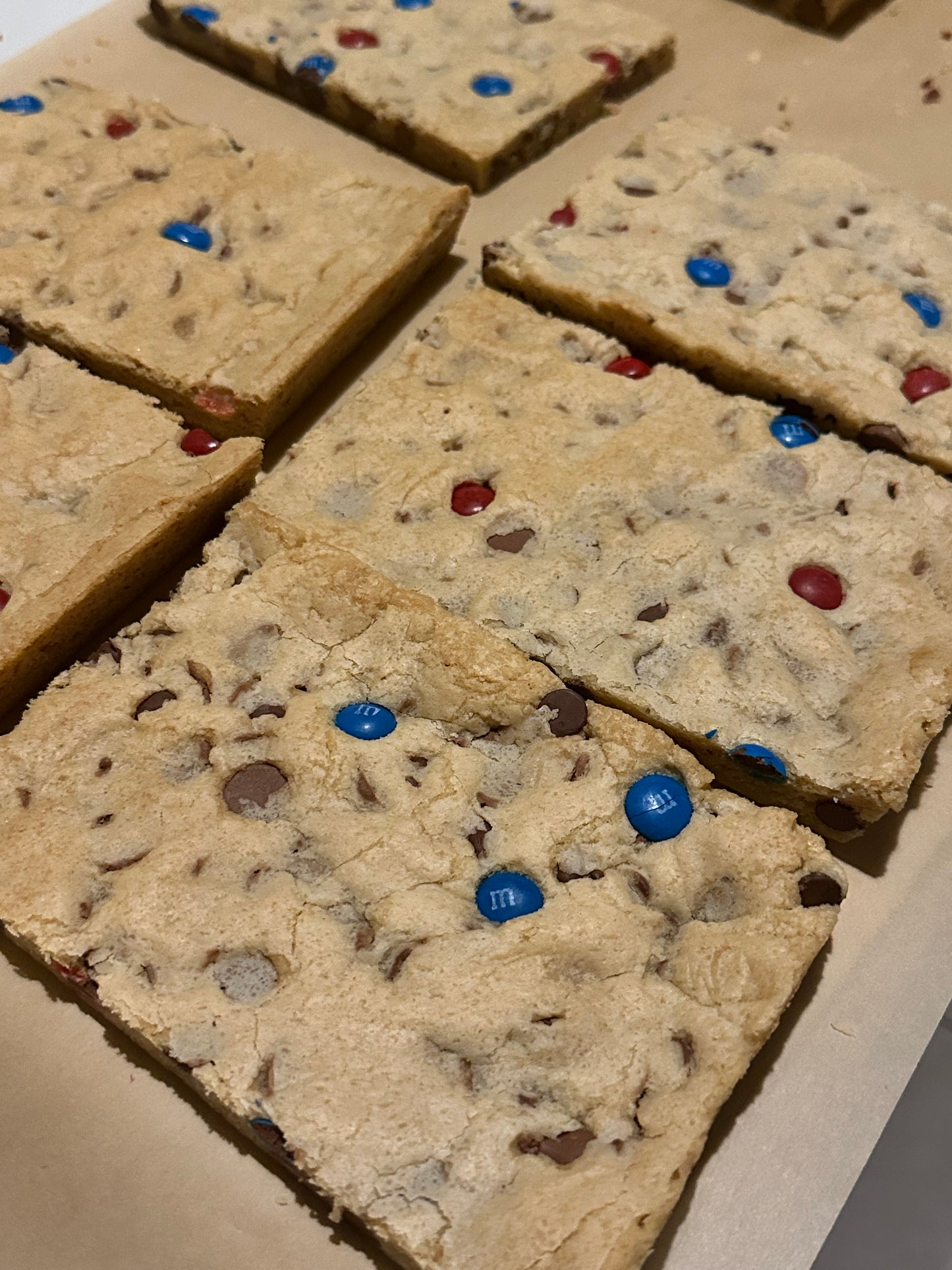 Chocolate Chip Cookie Cake Slice