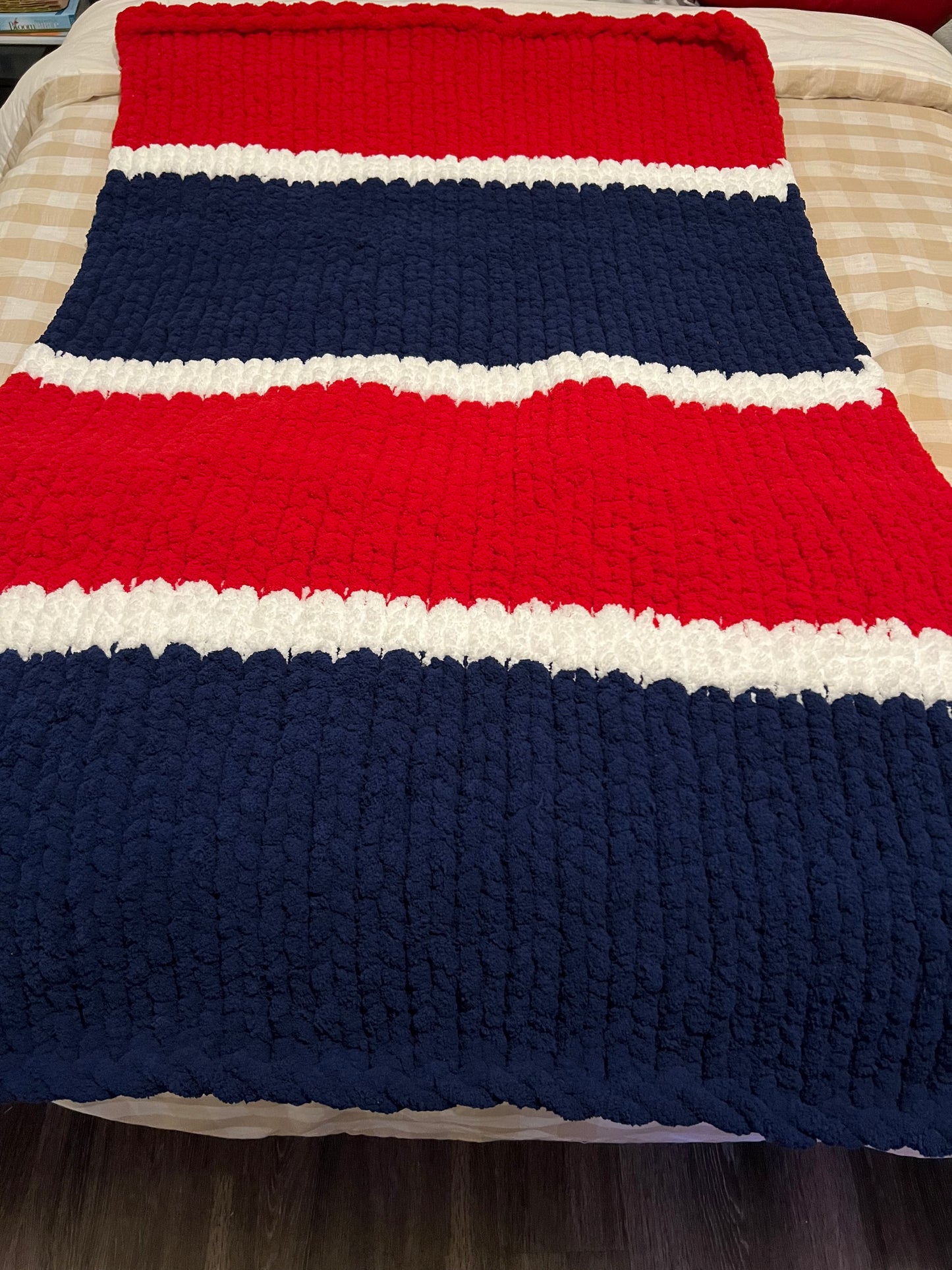 Texan’s Inspired Large Crochet Blanket