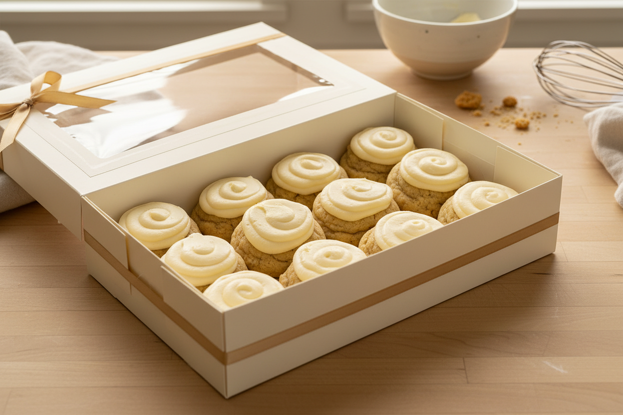 Classic amaretti cookie with a crisp exterior and soft almond center