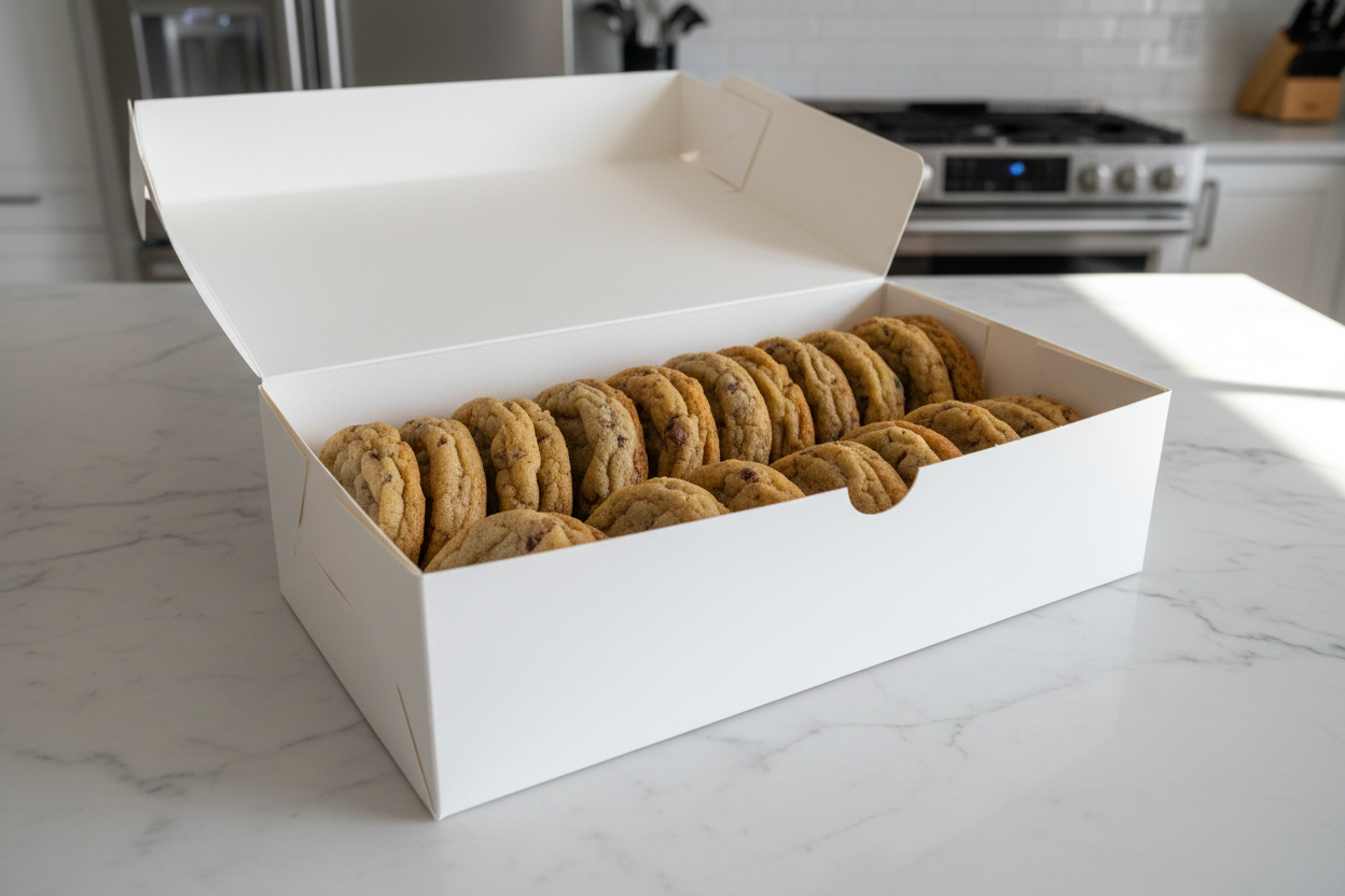 Single 4 oz gluten-free chocolate chip cookie with a soft center and rich chocolate chunks