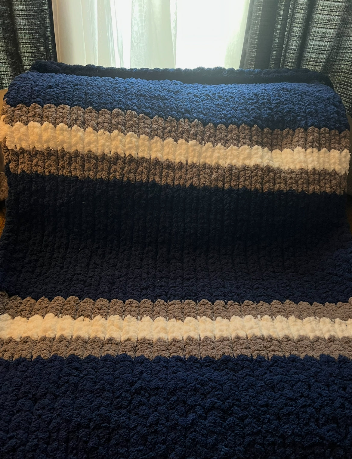 Cowboy’s Inspired Medium Crochet Throw