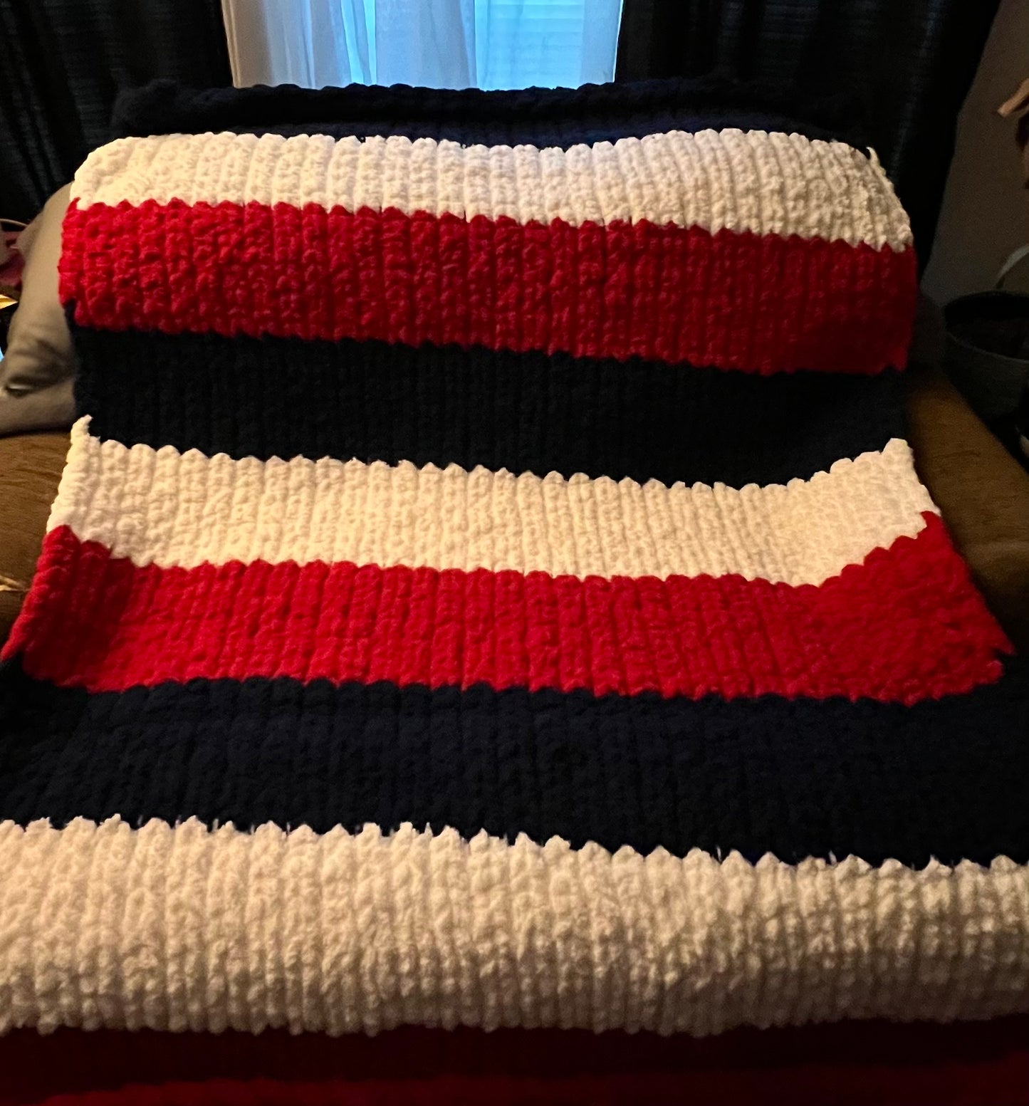 Fireworks Large Crochet Blanket