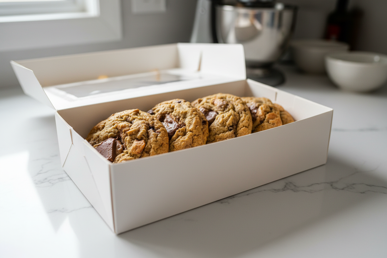 Single 4 oz Reese’s cookie loaded with chocolate and peanut butter pieces