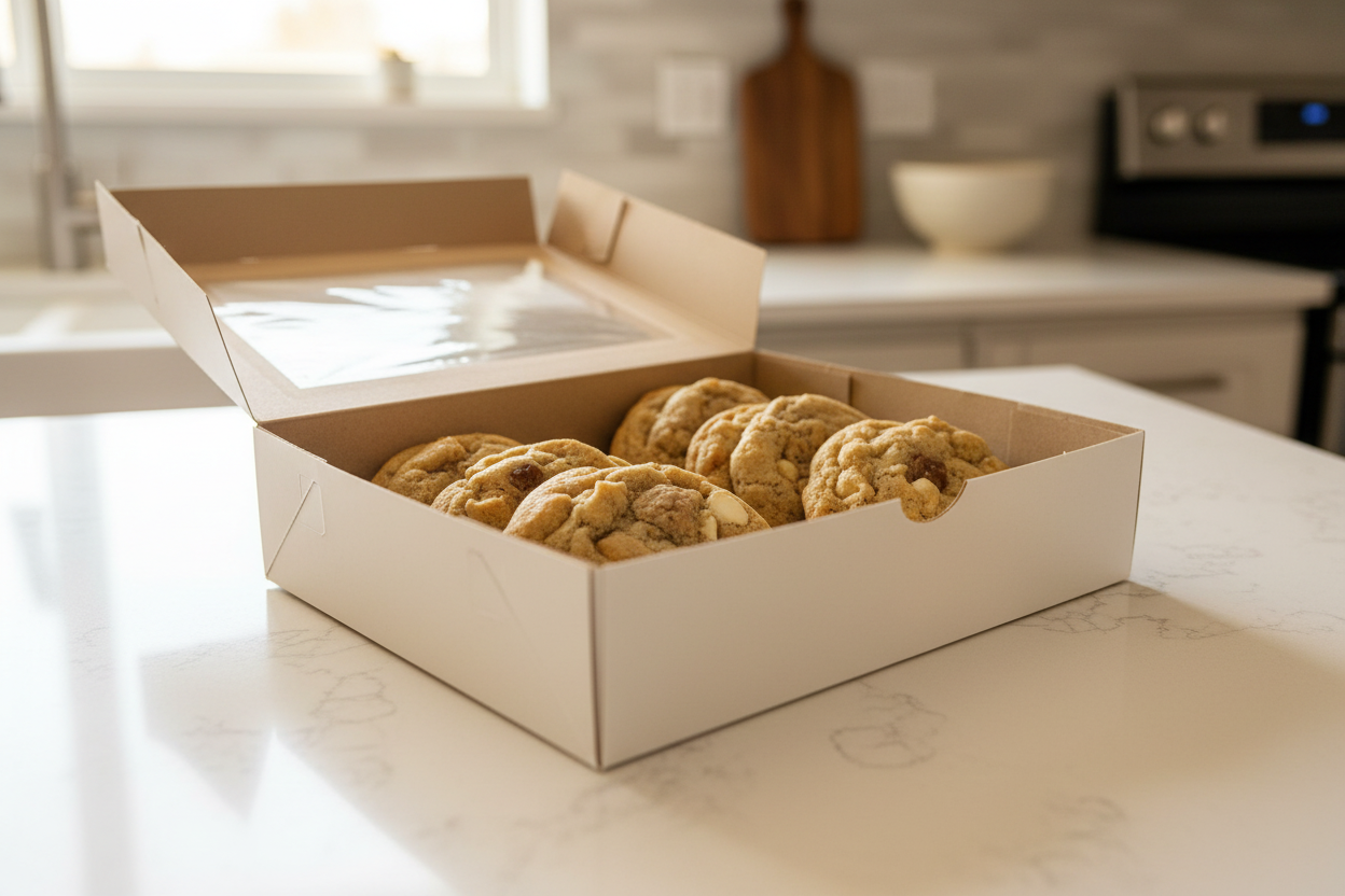 Luxury 4 oz Twix-inspired cookie loaded with chocolate and caramel pieces