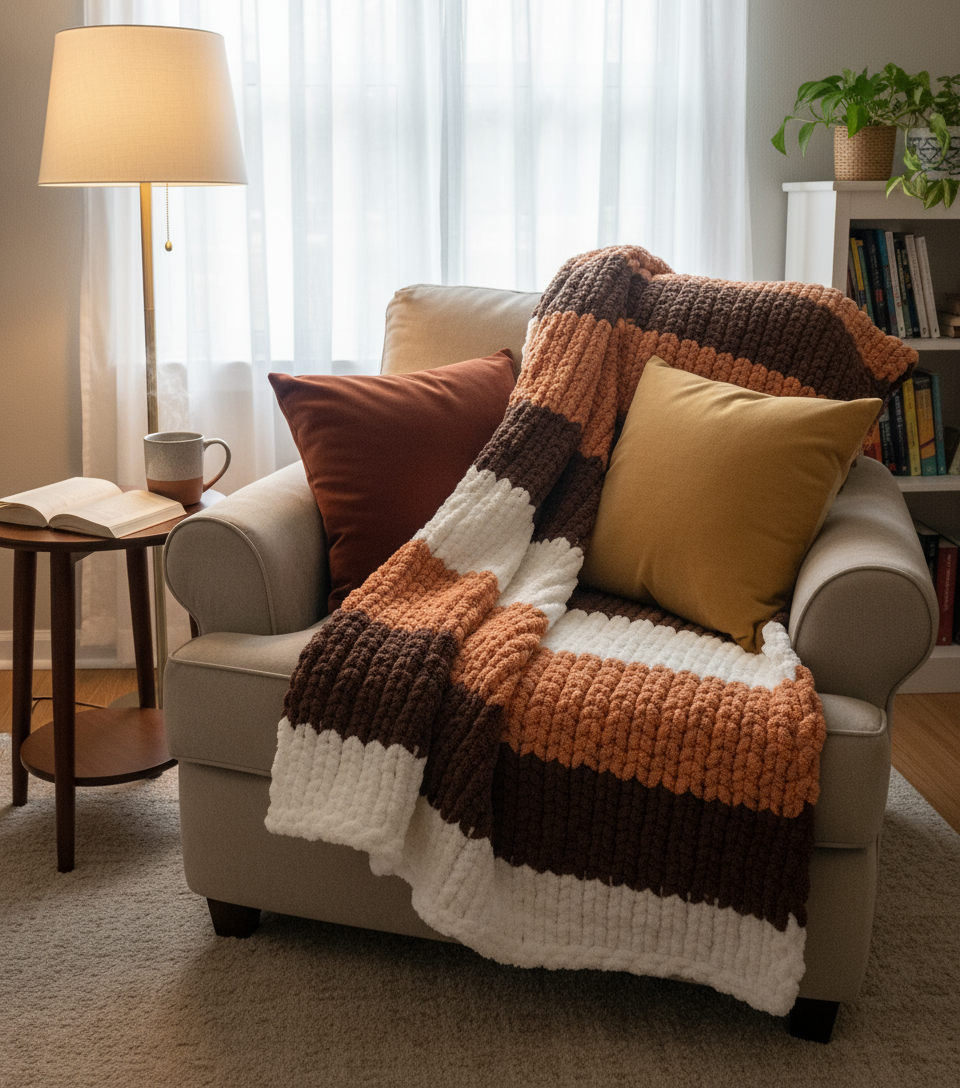 Autumn Crochet Blanket