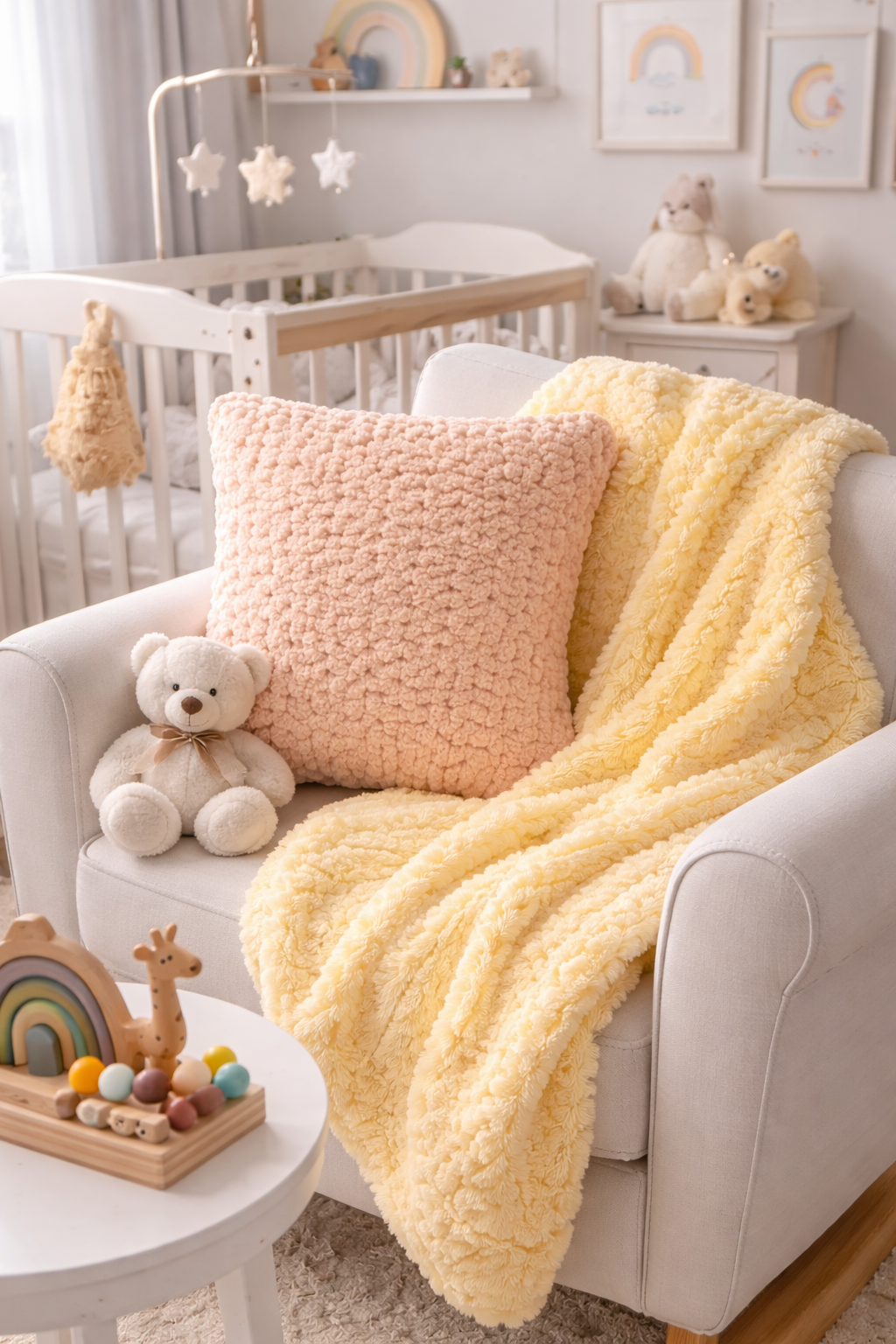 Chickadee Baby Crochet Blanket