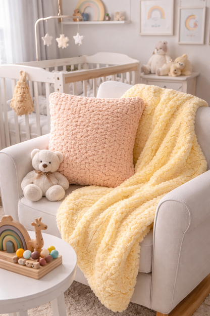 Chickadee Baby Crochet Blanket