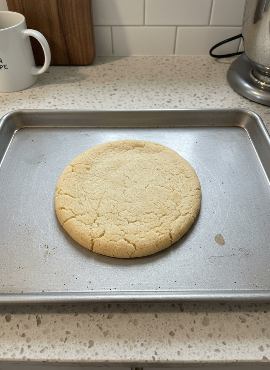 Classic tea cake cookie with a soft, buttery texture and delicate vanilla flavor