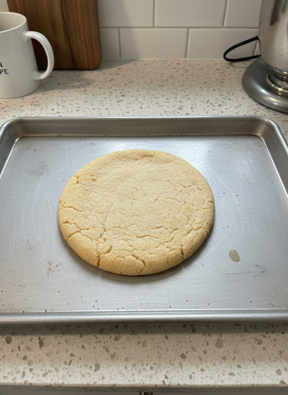 Classic tea cake cookie with a soft, buttery texture and delicate vanilla flavor