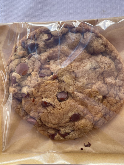 Dark Brown Sugar Chocolate Chip Cookie