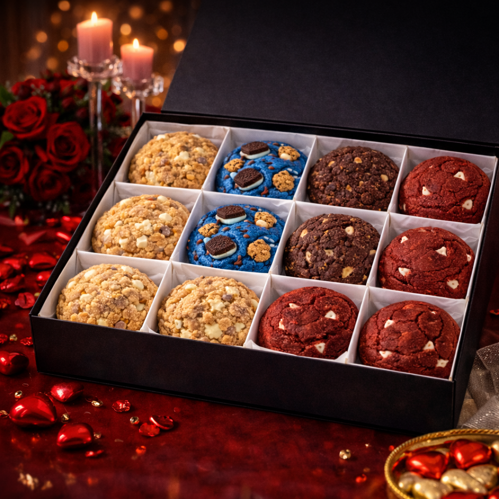 Valentine’s Day Signature Box of 12 Gourmet Cookies