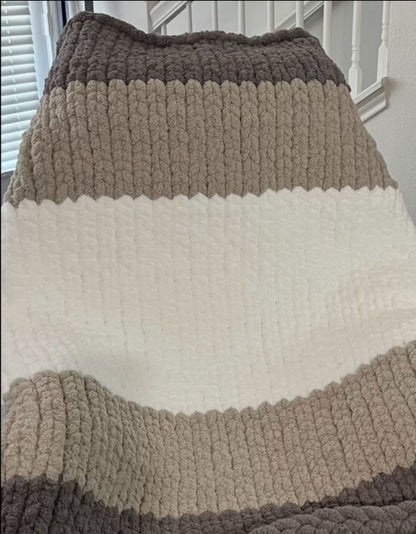 Serenity Luxe Lap Crochet Throw – 36” x 43”