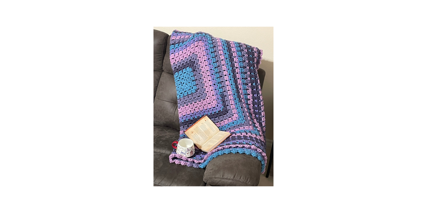 Multi Color Crochet Blanket