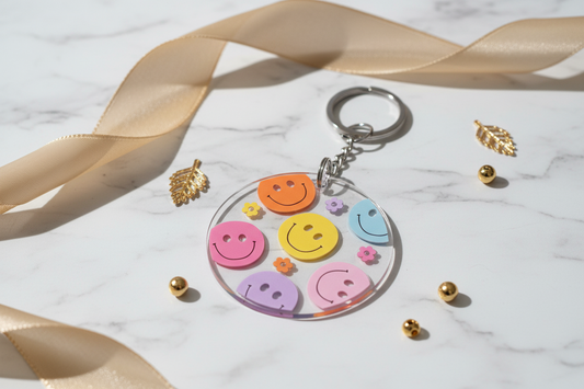 😊 Smiley Face Keychain