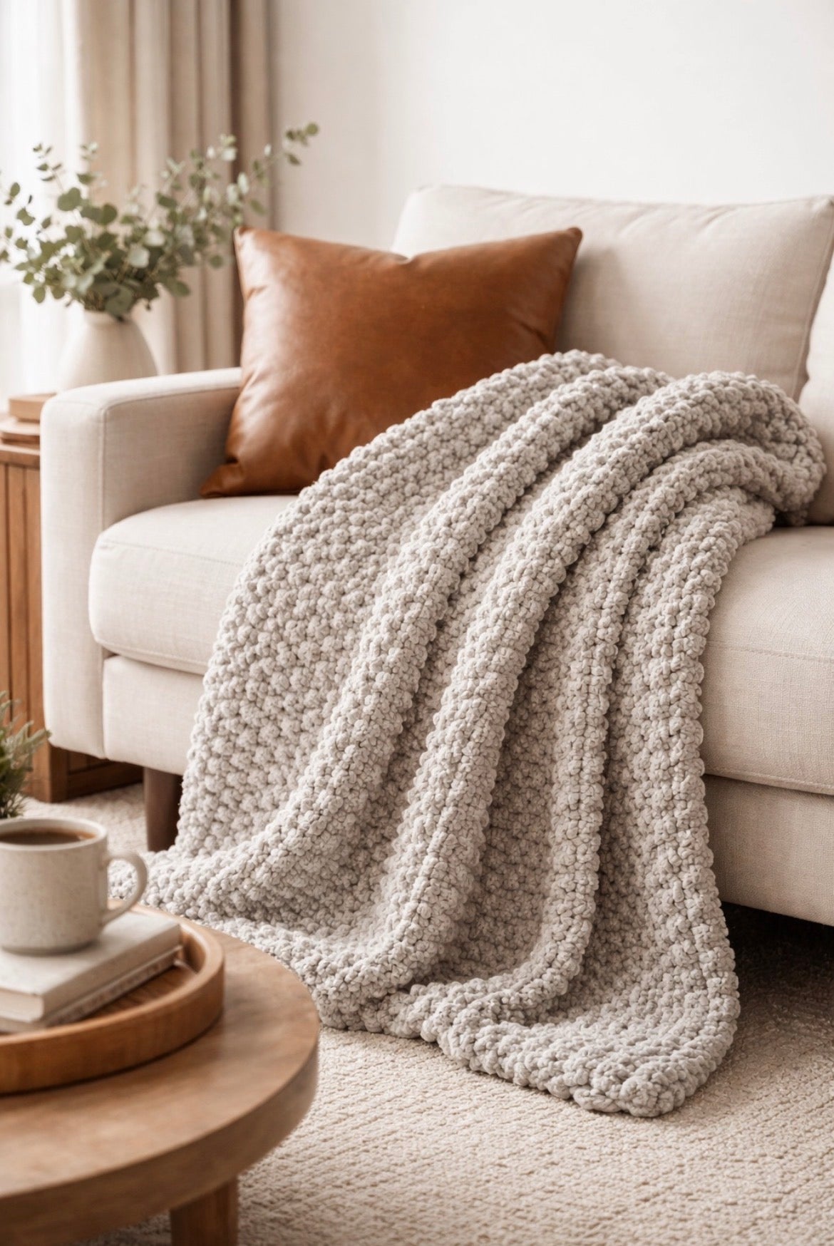 Cashmere Cloud Medium Crochet Throw