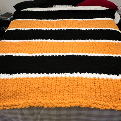 Steelers Nation Inspired Crochet Blanket
