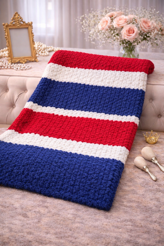 Texan’s Inspired Large Crochet Blanket