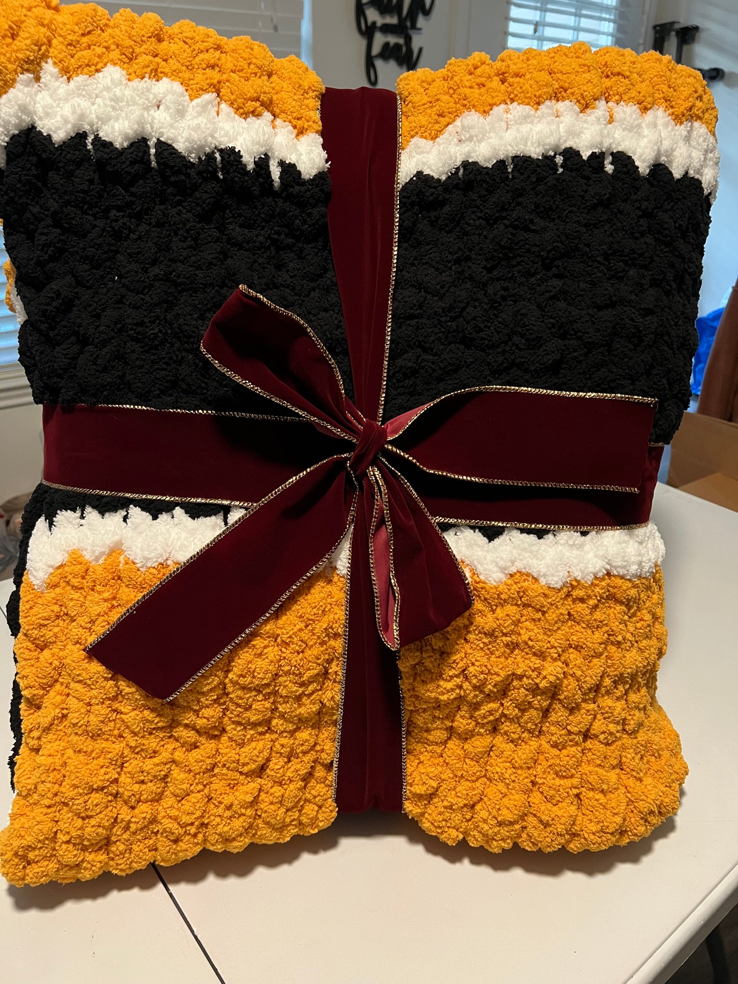 Steelers Nation Inspired Crochet Blanket