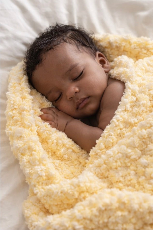 Chickadee Baby Crochet Blanket
