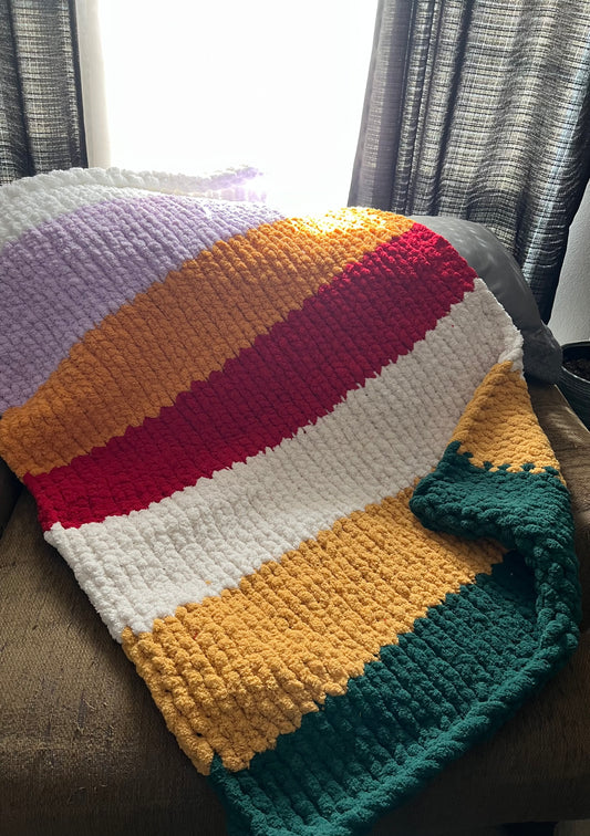 All American Medium Crochet Blanket