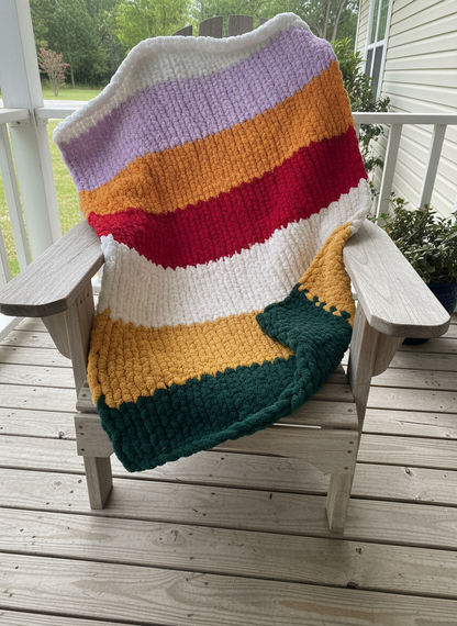 All American Medium Crochet Blanket