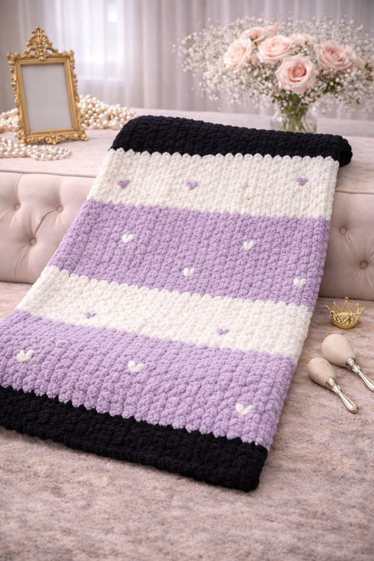 Dreamsicle Large Crochet Blanket