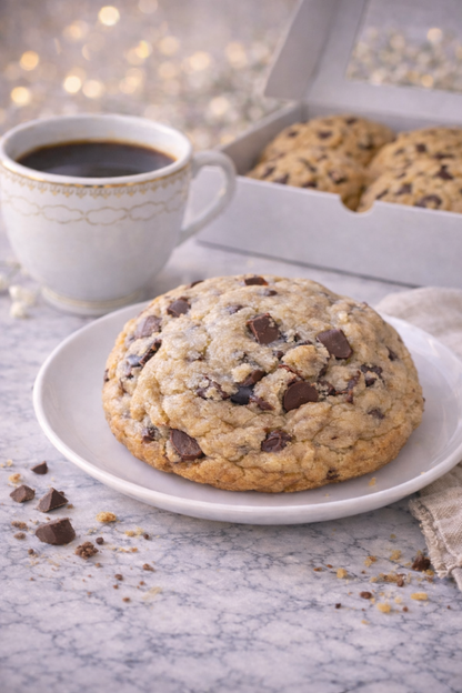 Dark Brown Sugar Chocolate Chip Cookie