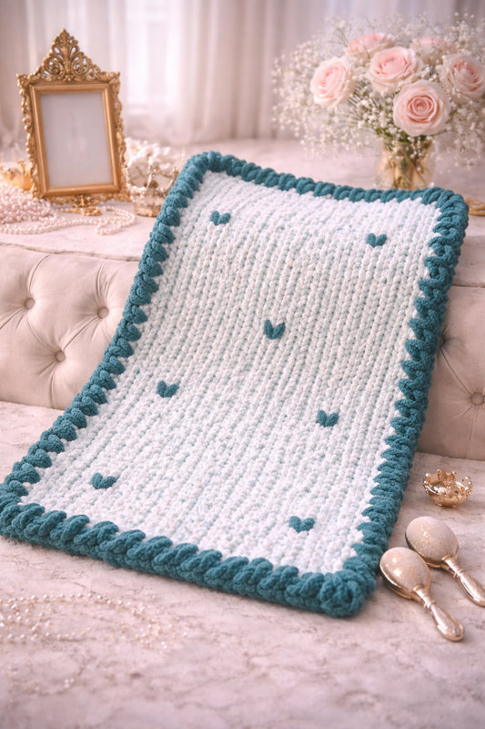 Green Eyes Baby Crochet Blanket