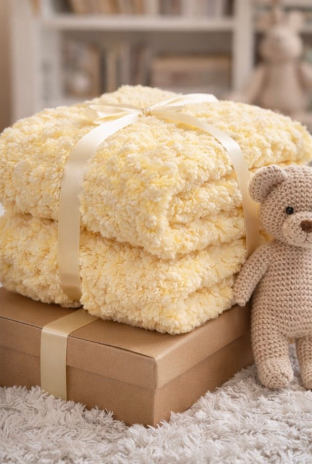 Chickadee Baby Crochet Blanket