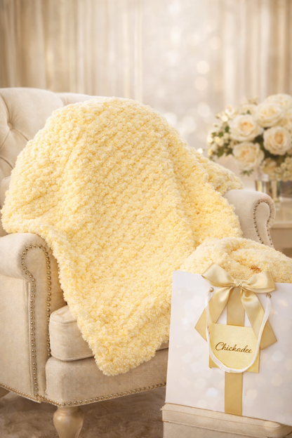 Chickadee Baby Crochet Blanket
