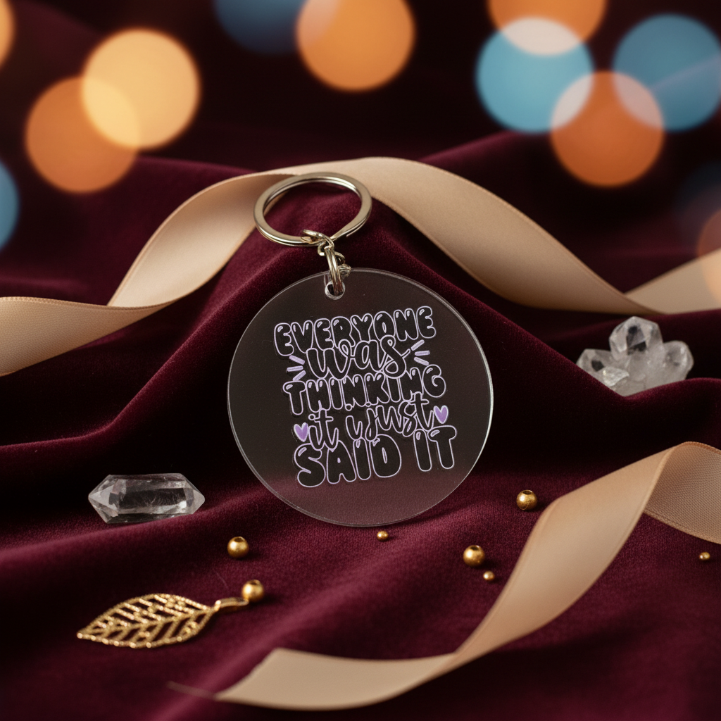 😎 "Everyone Was Thinking It, I Just Said It" Keychain