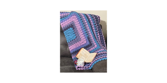 Multi Color Crochet Blanket